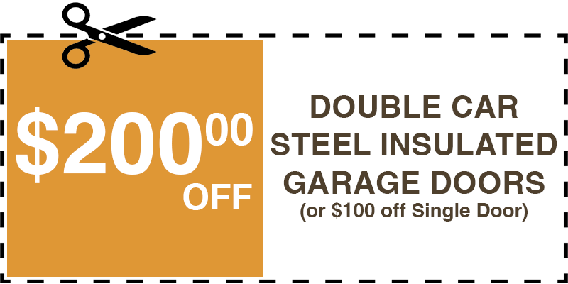 200 off garage door repair Elmont